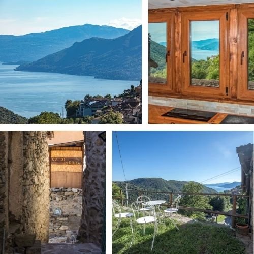 BnB di montagna con vista sul Lago Maggiore